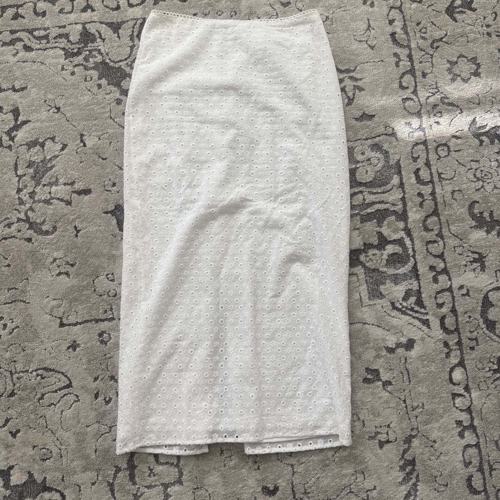 White Eyelet Skirt from Altard State